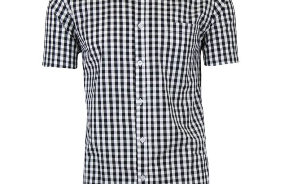 Short sleeve dress shirt mens