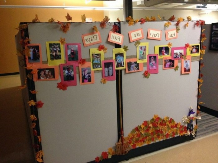 How to decorate an office for fall