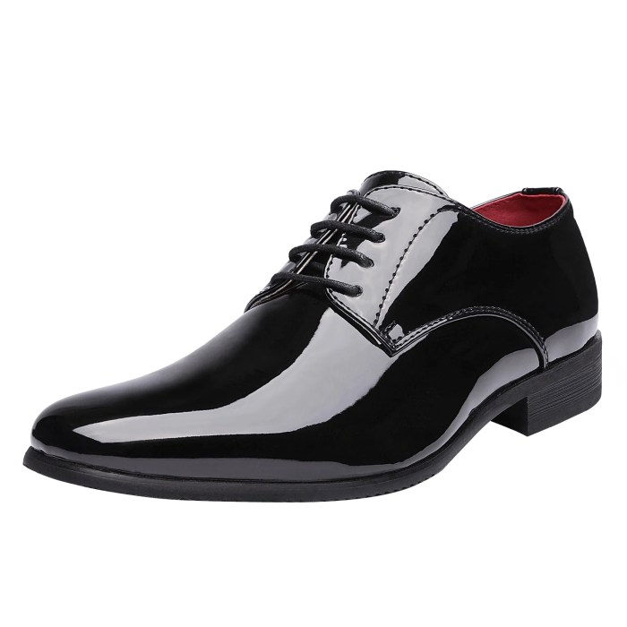 Mens patent dress shoes