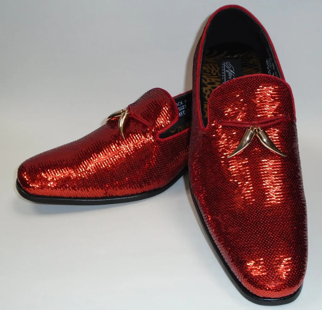 Sequin dress shoes men