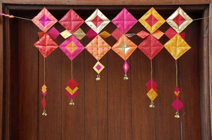 How to make decoration material for diwali