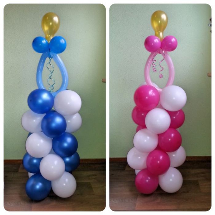 How to make balloon decoration for baby shower