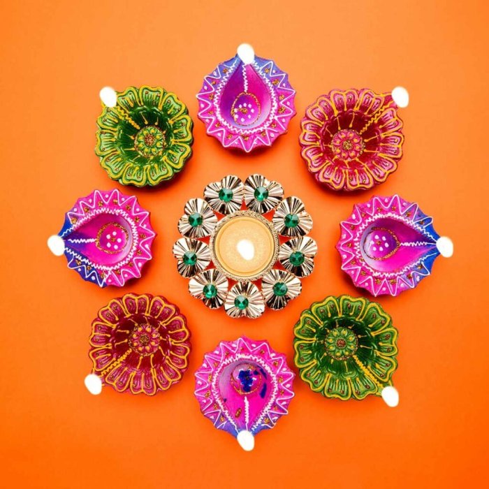 How to make decoration material for diwali