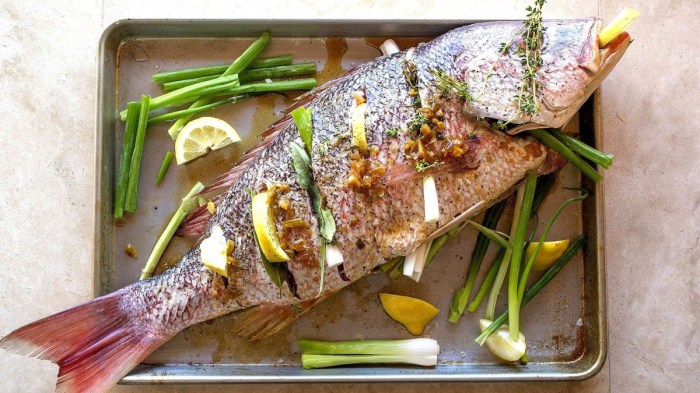 How to cook a whole fish survival style