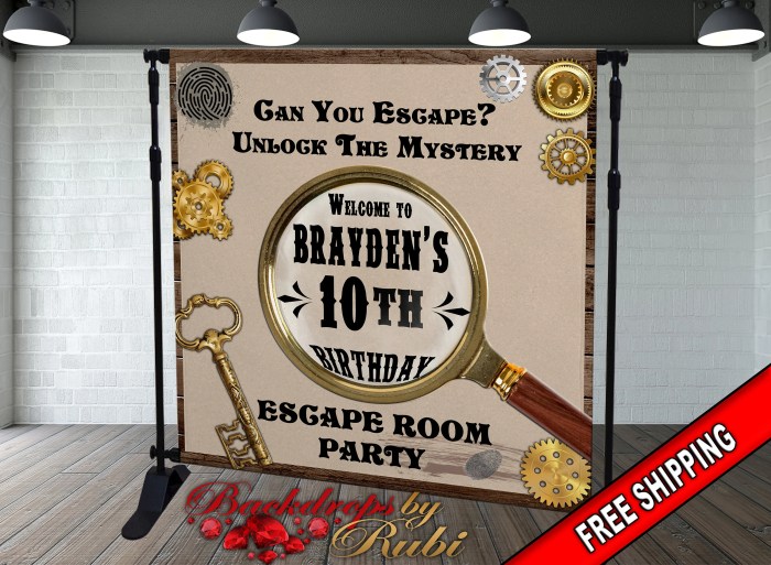 How to decorate an escape room