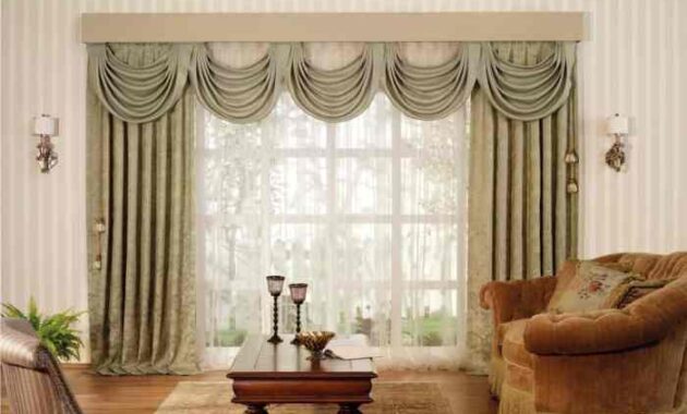 How to decorate curtains a living room