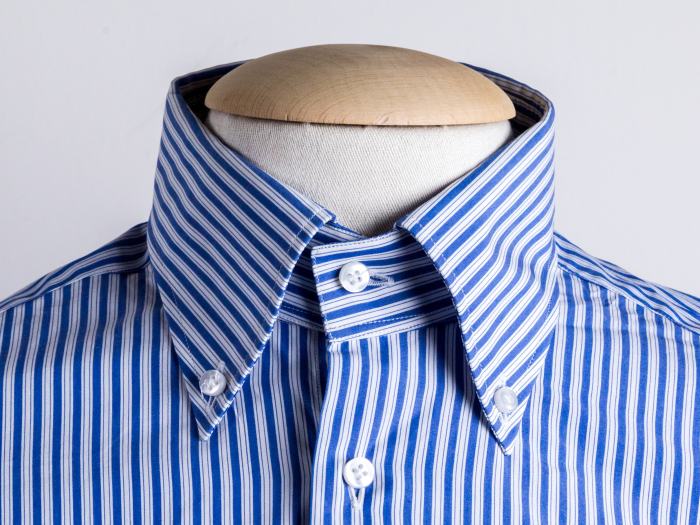 Mens white collar dress shirt